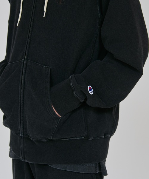 Champion（チャンピオン）の「【Champion/チャンピオン】メンズ リバースウィーブ(R) ジップフーデットスウェットシャツ（パーカー・メンズ・インディゴブルー/ブラック系その他・X-LARGE/LARGE/MEDIUM）」の20枚目の写真