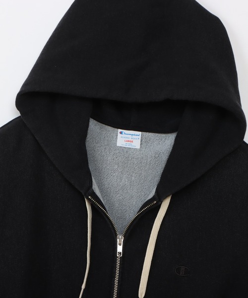 Champion（チャンピオン）の「【Champion/チャンピオン】メンズ リバースウィーブ(R) ジップフーデットスウェットシャツ（パーカー・メンズ・インディゴブルー/ブラック系その他・X-LARGE/LARGE/MEDIUM）」の11枚目の写真
