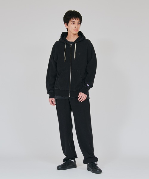 Champion（チャンピオン）の「【Champion/チャンピオン】メンズ リバースウィーブ(R) ジップフーデットスウェットシャツ（パーカー・メンズ・インディゴブルー/ブラック系その他・X-LARGE/LARGE/MEDIUM）」の17枚目の写真