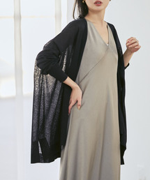 Noble | 《WEB限定追加》18Gシアーカーディガン(カーディガン/ボレロ)