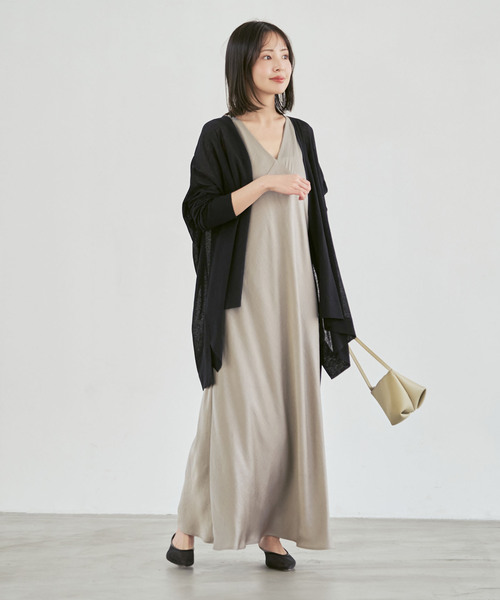 Noble（ノーブル）の「《WEB限定追加》18Gシアーカーディガン（カーディガン/ボレロ・レディース・ライトグレー/モカ/ブラック・FREE）」の7枚目の写真