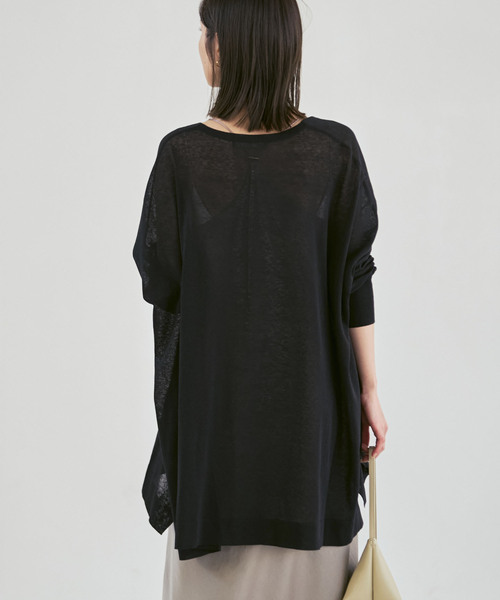 Noble（ノーブル）の「《WEB限定追加》18Gシアーカーディガン（カーディガン/ボレロ・レディース・ライトグレー/モカ/ブラック・FREE）」の11枚目の写真