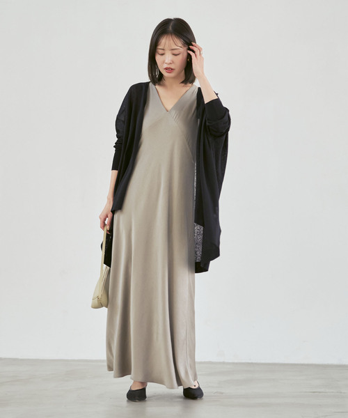 Noble（ノーブル）の「《WEB限定追加》18Gシアーカーディガン（カーディガン/ボレロ・レディース・ライトグレー/モカ/ブラック・FREE）」の12枚目の写真