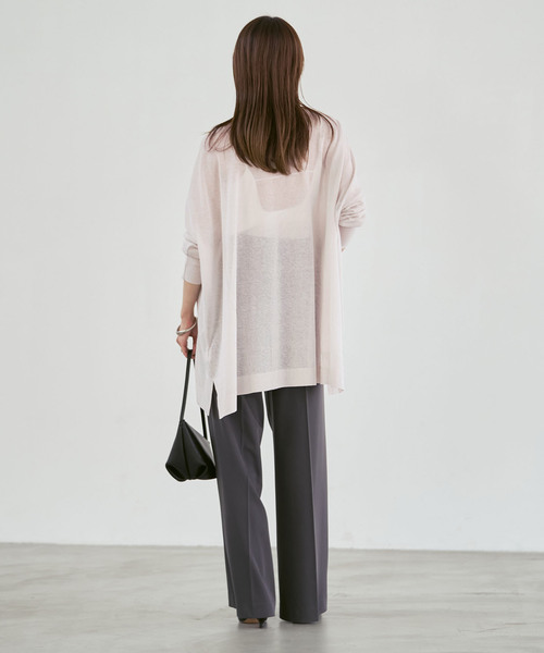 Noble（ノーブル）の「《WEB限定追加》18Gシアーカーディガン（カーディガン/ボレロ・レディース・ライトグレー/モカ/ブラック・FREE）」の22枚目の写真