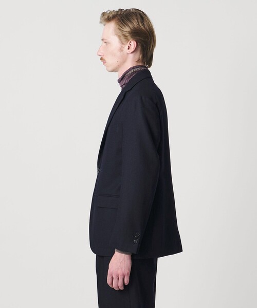 SOVEREIGN(ソブリン)の「<SOVEREIGN>ネイビーフランネル シングル 2ボタン テーラードジャケット RELAX MODEL(テーラードジャケット・メンズ・ネイビー・XL)」の4枚目の写真