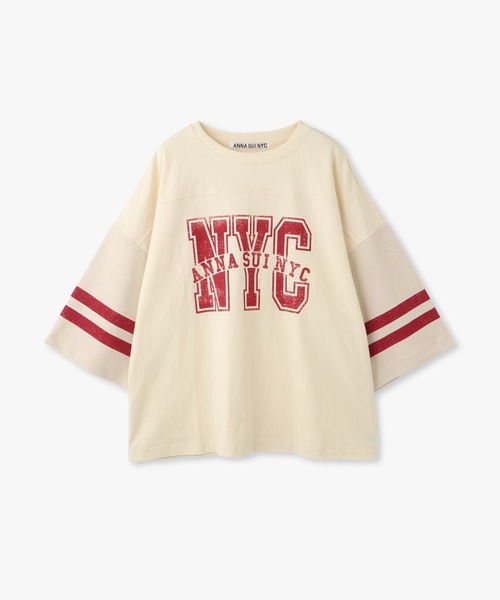 anna sui nyc(アナ スイ エヌ ワイ シー)の「ワッフルロングスリーブTシャツ(Tシャツ/カットソー・レディース・ホワイト/ラベンダー/ブラック・FREE)」の6枚目の写真