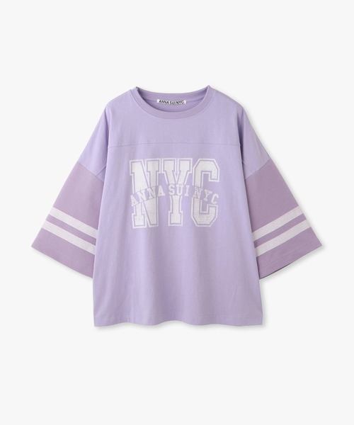 anna sui nyc(アナ スイ エヌ ワイ シー)の「ワッフルロングスリーブTシャツ(Tシャツ/カットソー・レディース・ホワイト/ラベンダー/ブラック・FREE)」の7枚目の写真