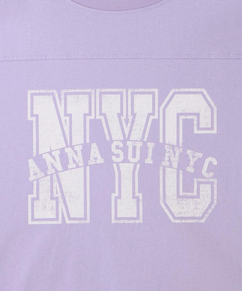 anna sui nyc(アナ スイ エヌ ワイ シー)の「ワッフルロングスリーブTシャツ(Tシャツ/カットソー・レディース・ホワイト/ラベンダー/ブラック・FREE)」の10枚目の写真