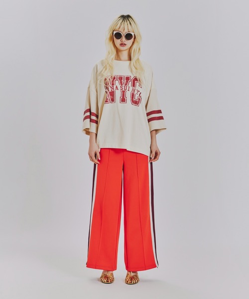 anna sui nyc(アナ スイ エヌ ワイ シー)の「ワッフルロングスリーブTシャツ(Tシャツ/カットソー・レディース・ホワイト/ラベンダー/ブラック・FREE)」の14枚目の写真
