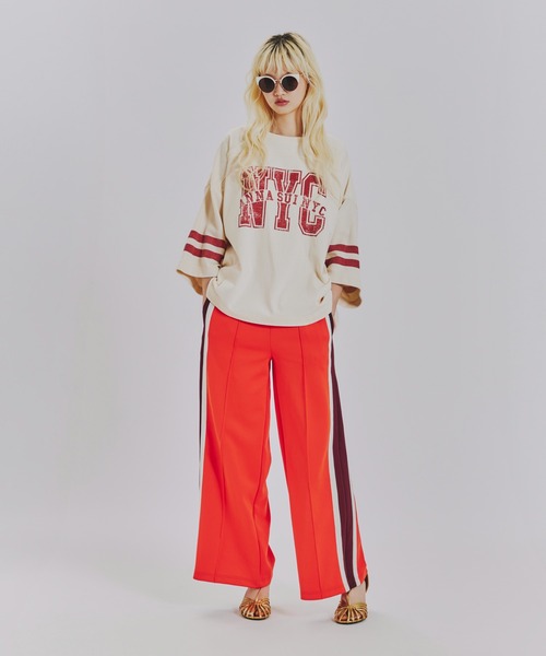 anna sui nyc(アナ スイ エヌ ワイ シー)の「ワッフルロングスリーブTシャツ(Tシャツ/カットソー・レディース・ホワイト/ラベンダー/ブラック・FREE)」の15枚目の写真
