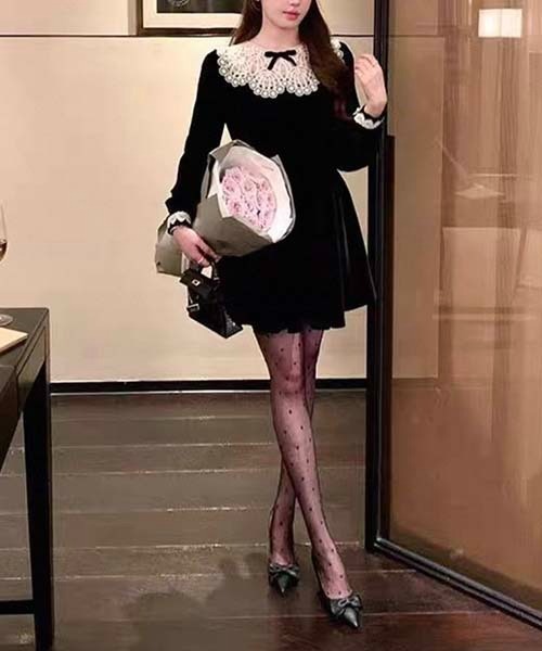 gossip！ロサンゼルス（ゴシップロサンゼルス）の「ワンピース（ワンピース・レディース・ブラック・M/S）」の7枚目の写真