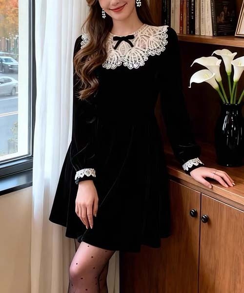 gossip！ロサンゼルス（ゴシップロサンゼルス）の「ワンピース（ワンピース・レディース・ブラック・M/S）」の16枚目の写真