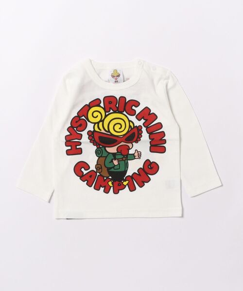 NIGHT TIME FRIENDS&CAMP BEAR 長袖Tシャツ（Tシャツ/カットソー 