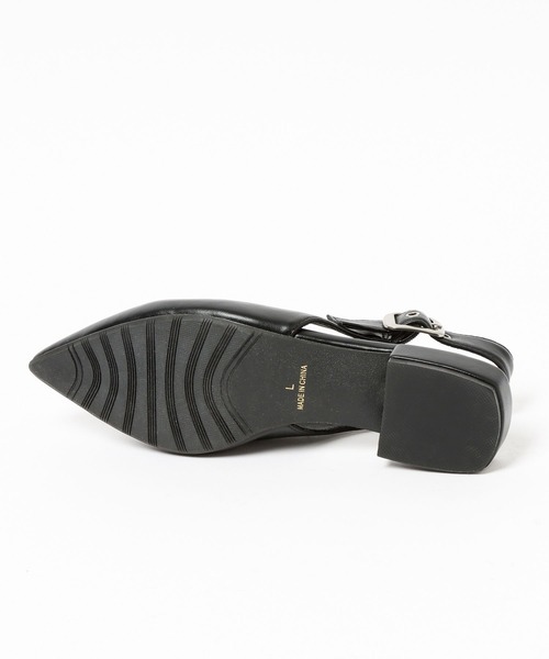 BAYFLOW（ベイフロー）の「[撥水加工付き]フレフィットスリングバックフラットシューズ（パンプス・レディース・ブラック/ブラウン・LARGE/MEDIUM）」の12枚目の写真