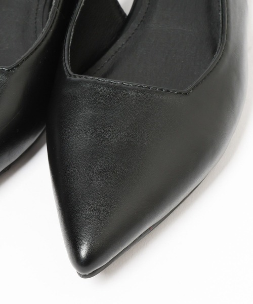 BAYFLOW（ベイフロー）の「[撥水加工付き]フレフィットスリングバックフラットシューズ（パンプス・レディース・ブラック/ブラウン・LARGE/MEDIUM）」の13枚目の写真