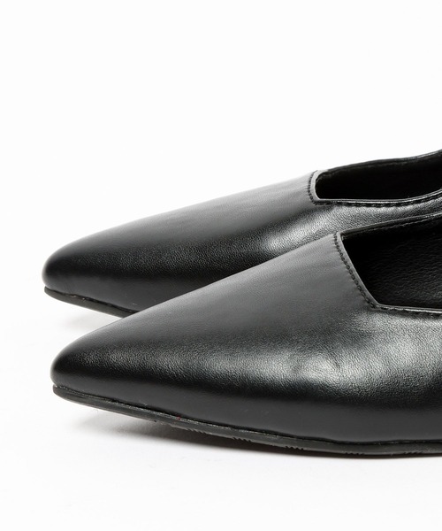 BAYFLOW（ベイフロー）の「[撥水加工付き]フレフィットスリングバックフラットシューズ（パンプス・レディース・ブラック/ブラウン・LARGE/MEDIUM）」の15枚目の写真