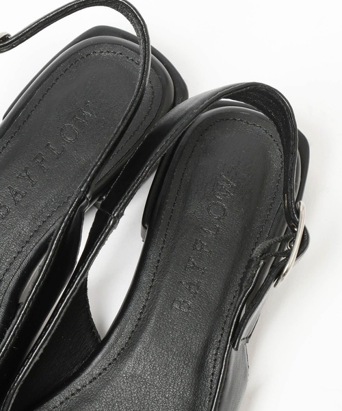 BAYFLOW（ベイフロー）の「[撥水加工付き]フレフィットスリングバックフラットシューズ（パンプス・レディース・ブラック/ブラウン・LARGE/MEDIUM）」の18枚目の写真