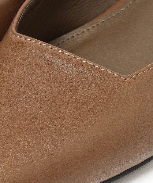 BAYFLOW（ベイフロー）の「[撥水加工付き]フレフィットスリングバックフラットシューズ（パンプス・レディース・ブラック/ブラウン・LARGE/MEDIUM）」の21枚目の写真