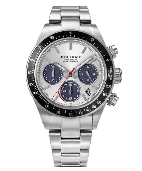 ANGELCLOVER(エンジェルクローバー)の「Angel Clover/エンジェルクローバー タイムクラフトソーラー 腕時計 ACL-TCS40SSV メンズ(アナログ腕時計・メンズ・シルバー・FREE)」の1枚目の写真