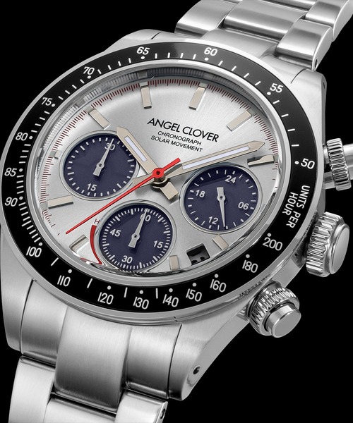 ANGELCLOVER(エンジェルクローバー)の「Angel Clover/エンジェルクローバー タイムクラフトソーラー 腕時計 ACL-TCS40SSV メンズ(アナログ腕時計・メンズ・シルバー・FREE)」の2枚目の写真