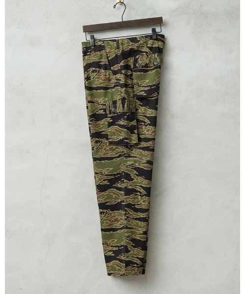 WAIPER.inc 米軍 タイガーストライプカモ カーゴトラウザー LATE WAR