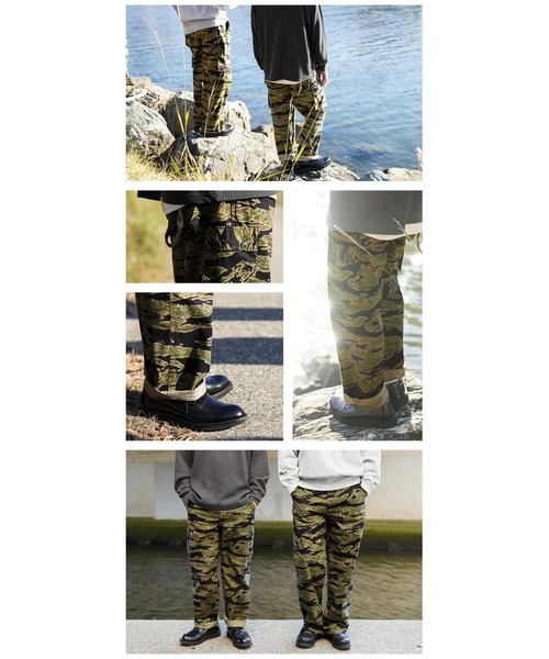 WAIPER.inc 米軍 タイガーストライプカモ カーゴトラウザー WAIPER.inc 米軍 タイガーストライプカモ カーゴトラウザー LATE WAR
