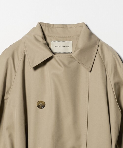UNITED ARROWS（ユナイテッドアローズ）の「コットンギャバ トレンチコート（トレンチコート・レディース・ベージュ・38/36/34）」の4枚目の写真