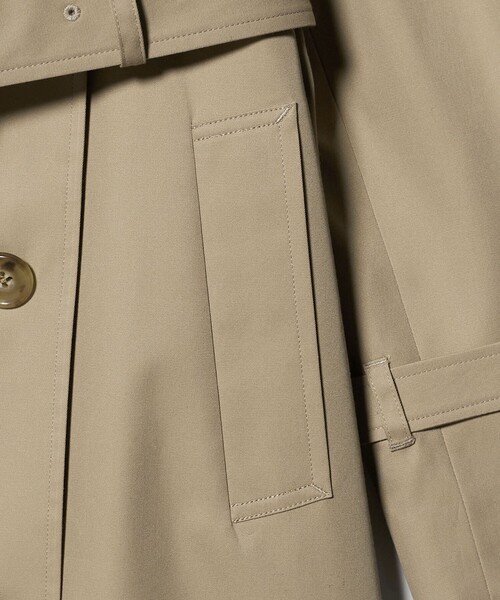UNITED ARROWS（ユナイテッドアローズ）の「コットンギャバ トレンチコート（トレンチコート・レディース・ベージュ・38/36/34）」の6枚目の写真