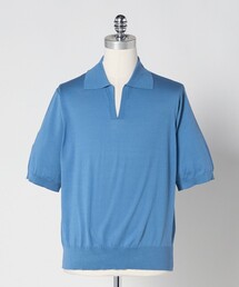 LOEFF（ロエフ）の「＜LOEFF＞ハイゲージ スキッパー ショートスリーブ ニット UNISEX（ニット/セーター）」