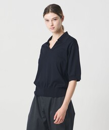 LOEFF（ロエフ）の「＜LOEFF＞ハイゲージ スキッパー ショートスリーブ ニット UNISEX（ニット/セーター）」