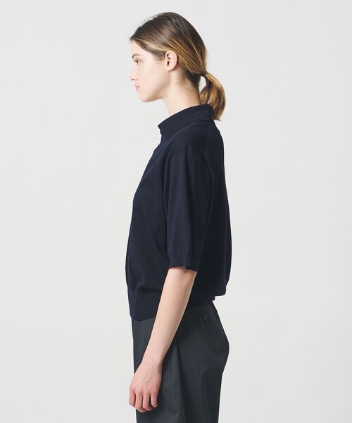 LOEFF(ロエフ)の「<LOEFF>ハイゲージ スキッパー ショートスリーブ ニット UNISEX(ニット/セーター・レディース・ネイビー/ライトブルー/ブラウン・0/1/2)」の22枚目の写真
