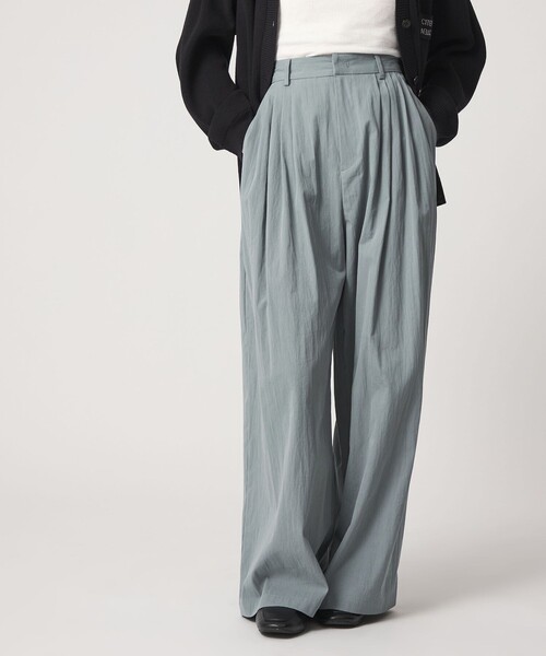 CITEN(シテン)の「<CITEN>メニータックパンツ(その他パンツ・レディース・ベージュ/グレー系/オフホワイト・S/M)」の1枚目の写真