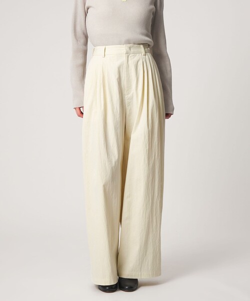 CITEN(シテン)の「<CITEN>メニータックパンツ(その他パンツ・レディース・ベージュ/グレー系/オフホワイト・S/M)」の9枚目の写真