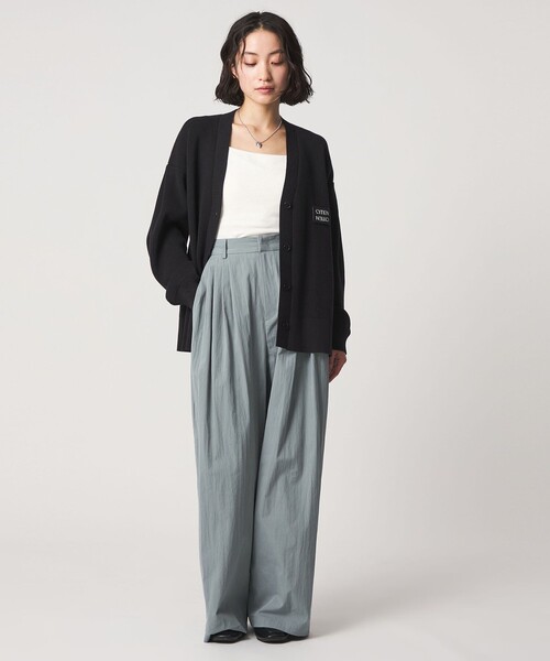 CITEN(シテン)の「<CITEN>メニータックパンツ(その他パンツ・レディース・ベージュ/グレー系/オフホワイト・S/M)」の12枚目の写真