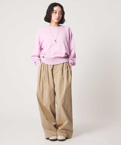 CITEN(シテン)の「<CITEN>メニータックパンツ(その他パンツ・レディース・ベージュ/グレー系/オフホワイト・S/M)」の14枚目の写真