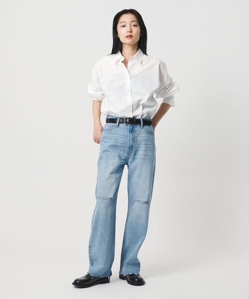 MARW UNITED ARROWS（マルゥ ユナイテッドアローズ）の「＜MARW UNITED ARROWS＞ブロード シャツ（シャツ/ブラウス・レディース・ライトブルー/ホワイト・FREE）」の8枚目の写真