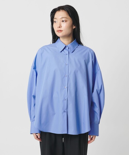 MARW UNITED ARROWS（マルゥ ユナイテッドアローズ）の「＜MARW UNITED ARROWS＞ブロード シャツ（シャツ/ブラウス・レディース・ライトブルー/ホワイト・FREE）」の10枚目の写真