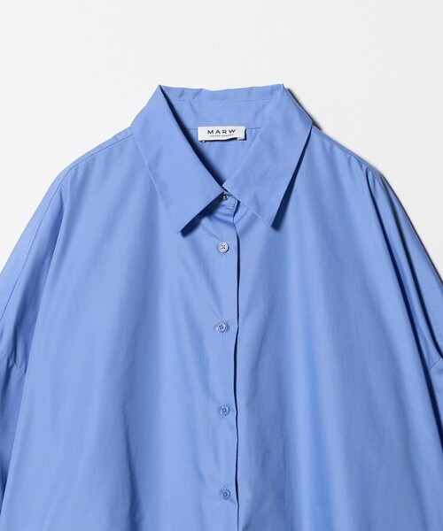 MARW UNITED ARROWS（マルゥ ユナイテッドアローズ）の「＜MARW UNITED ARROWS＞ブロード シャツ（シャツ/ブラウス・レディース・ライトブルー/ホワイト・FREE）」の15枚目の写真