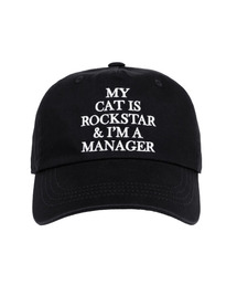 JOEGUSH（ジョーガッシュ）の「Big Font Rockstar Cotton Cap (Black)（キャップ）」