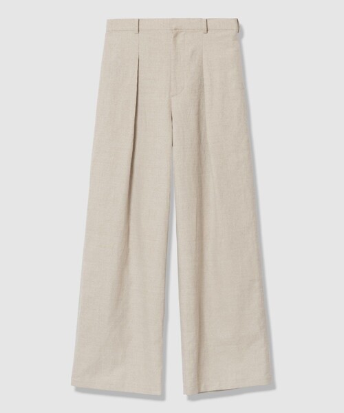 allureville（アルアバイル）の「シャークスキンワイドパンツ（その他パンツ・レディース・ベージュ・1/2）」の9枚目の写真