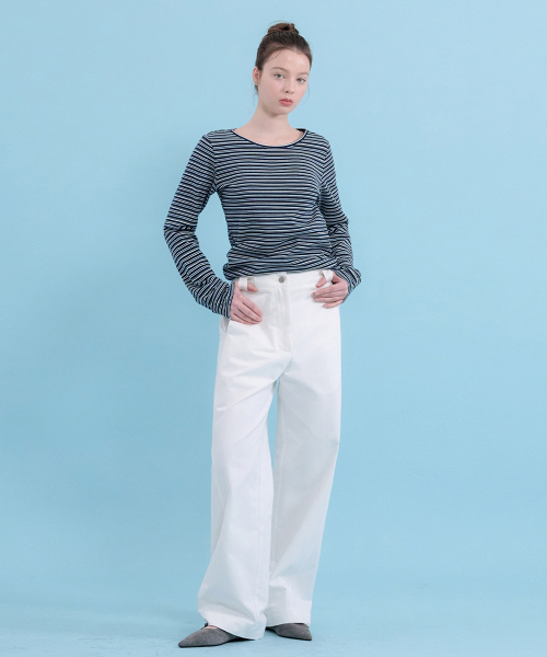 MICANE(ミケーネ)の「ジェフリービジョーワイドパンツ(その他パンツ・レディース・ブラック/アイボリー・X-SMALL/SMALL/MEDIUM/LARGE/X-LARGE/XX-LARGE)」の4枚目の写真