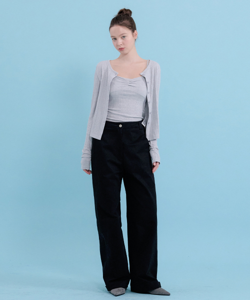 MICANE(ミケーネ)の「ジェフリービジョーワイドパンツ(その他パンツ・レディース・ブラック/アイボリー・X-SMALL/SMALL/MEDIUM/LARGE/X-LARGE/XX-LARGE)」の7枚目の写真