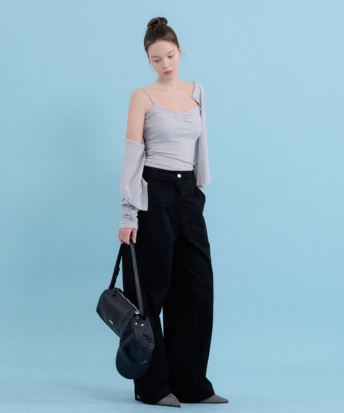 MICANE(ミケーネ)の「ジェフリービジョーワイドパンツ(その他パンツ・レディース・ブラック/アイボリー・X-SMALL/SMALL/MEDIUM/LARGE/X-LARGE/XX-LARGE)」の9枚目の写真