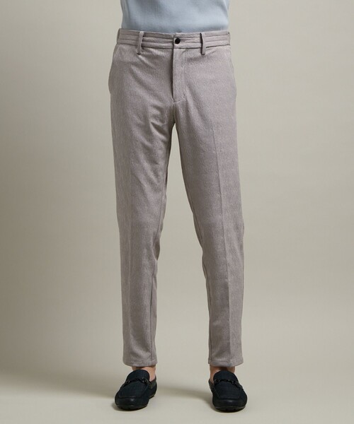 HIDEAWAYS NICOLE（ハイダウェイニコル）の「【HIDEAWAYS BLACK】ブリスタージャカードランダムストライプ　イージースラックス（その他パンツ・メンズ・ブルー/ブラック/ライトグレー・S/M/L/XL）」の12枚目の写真