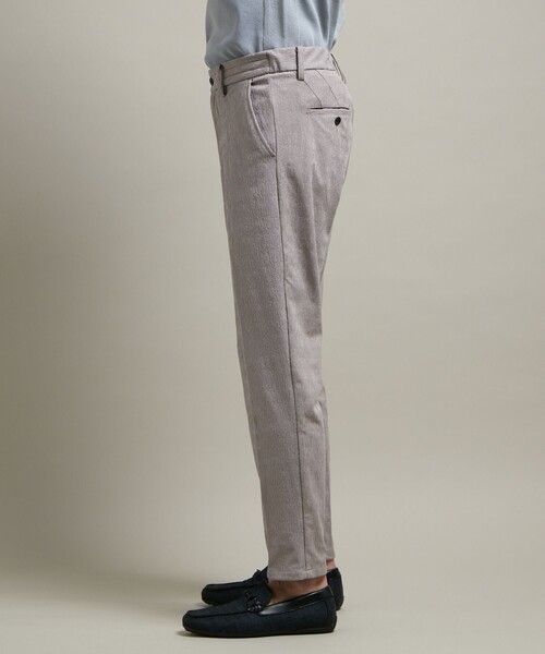 HIDEAWAYS NICOLE（ハイダウェイニコル）の「【HIDEAWAYS BLACK】ブリスタージャカードランダムストライプ　イージースラックス（その他パンツ・メンズ・ブルー/ブラック/ライトグレー・S/M/L/XL）」の13枚目の写真