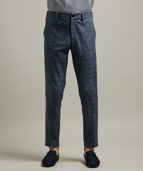 HIDEAWAYS NICOLE（ハイダウェイニコル）の「【HIDEAWAYS BLACK】ブリスタージャカードランダムストライプ　イージースラックス（その他パンツ・メンズ・ブルー/ブラック/ライトグレー・S/M/L/XL）」の22枚目の写真