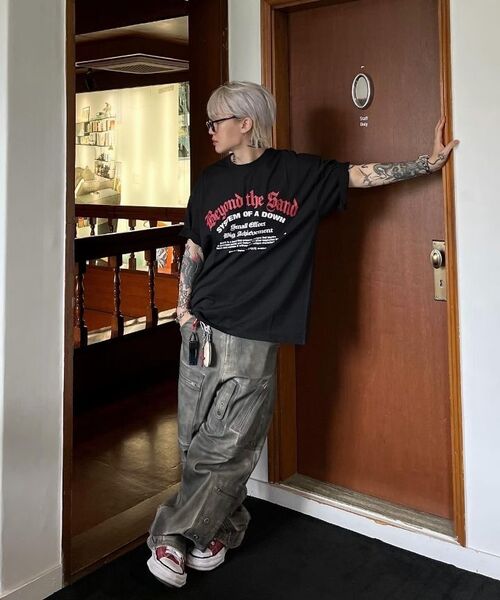 IDWS(アイドンワナセル)の「System Down T-Shirt Black(Tシャツ/カットソー・レディース・その他・0/1/2)」の10枚目の写真