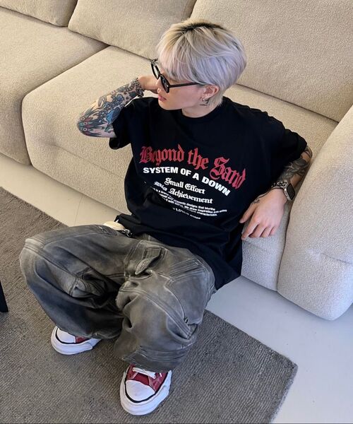 IDWS(アイドンワナセル)の「System Down T-Shirt Black(Tシャツ/カットソー・レディース・その他・0/1/2)」の11枚目の写真