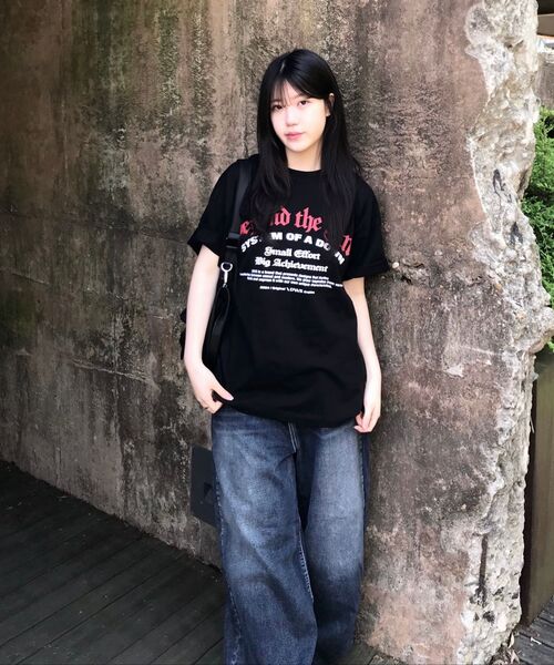 IDWS(アイドンワナセル)の「System Down T-Shirt Black(Tシャツ/カットソー・レディース・その他・0/1/2)」の13枚目の写真