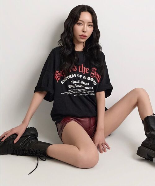 IDWS(アイドンワナセル)の「System Down T-Shirt Black(Tシャツ/カットソー・レディース・その他・0/1/2)」の14枚目の写真